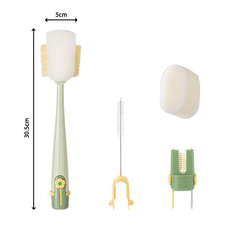 Praktisk 5-i-1 flaskrengörare