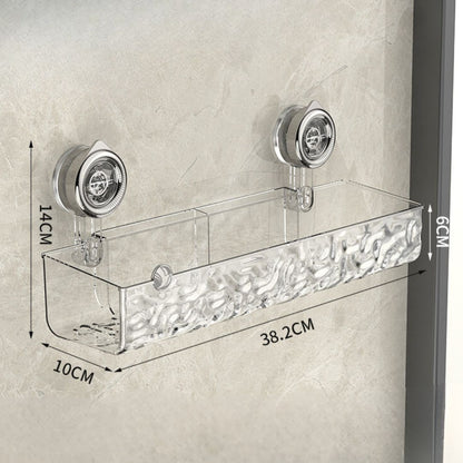 Badrumshörnregal med Sugkoppar