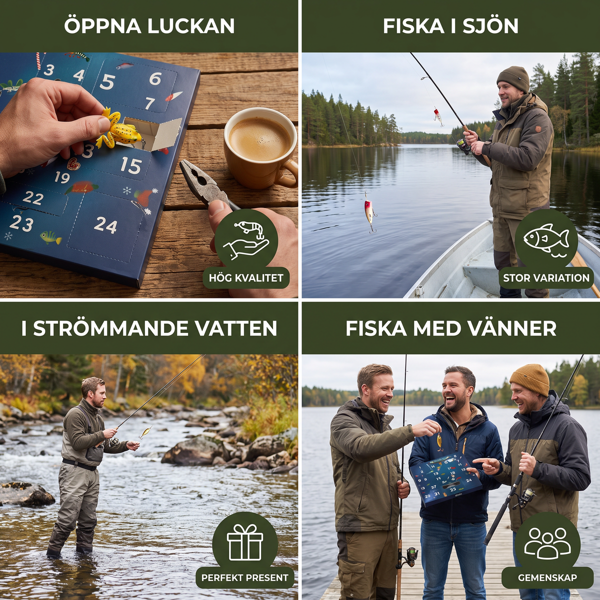 24-Dagars Adventskalender för Fiskare