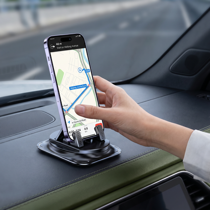 Auto-handhållare – Rutschfri smartphone-hållare för instrumentbräda och mittkonsol