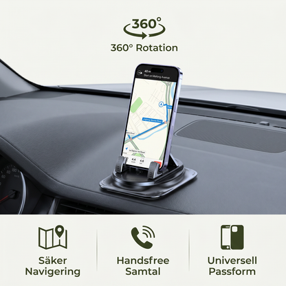 Auto-handhållare – Rutschfri smartphone-hållare för instrumentbräda och mittkonsol