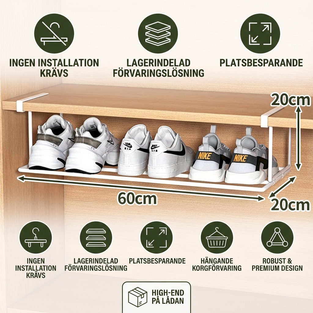 Praktisk Hyllförlängning