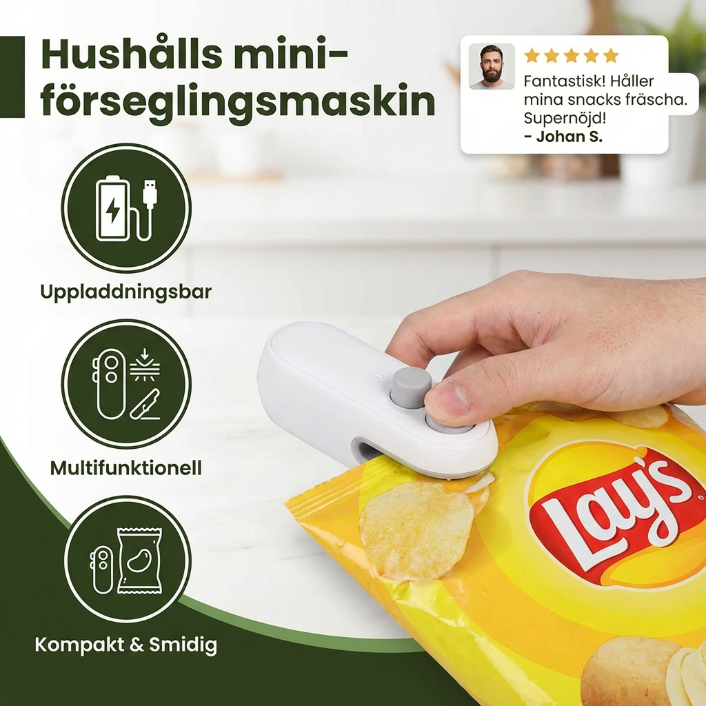 2-i-1 Mini Förseglingsapparat
