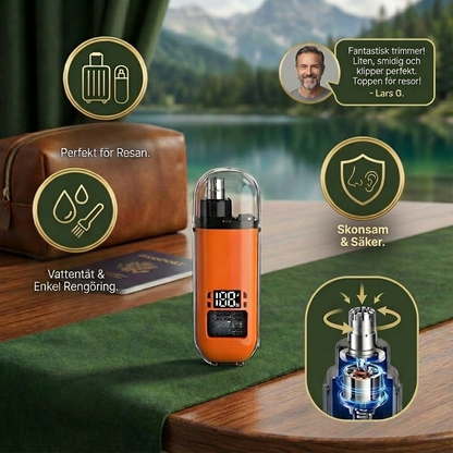 Praktisk Näs- och Öronhårstrimmer för Resan