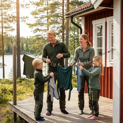 Bärbar Elastisk Klädhängare För Resor