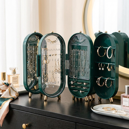 Elegant Smyckesförvaringslåda med Spegel