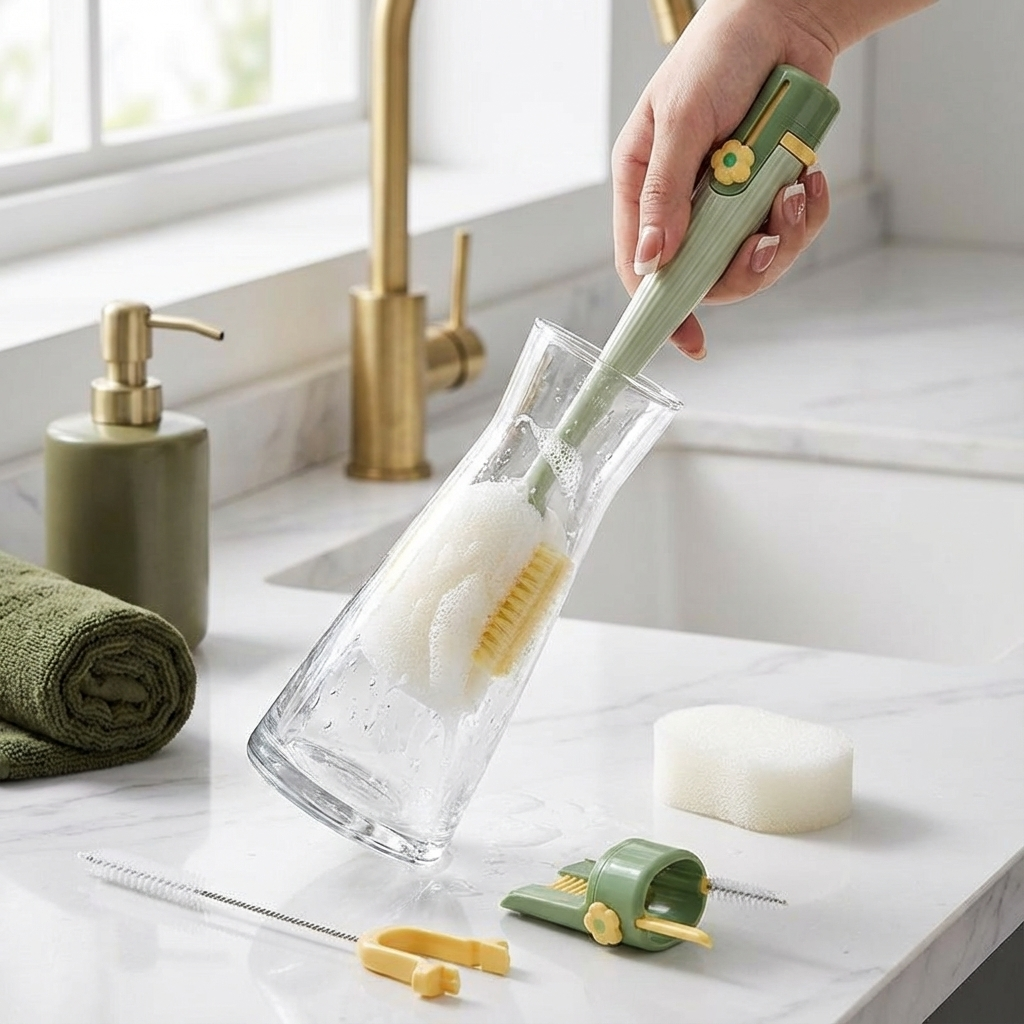 Multifunktionell 5-i-1 Flaskanvändare