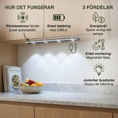 Energisnål underbyggnadslampa