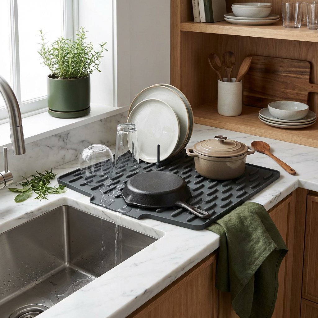 Avfasad Silikondaggmatta – Värmetålig Och Halkfri