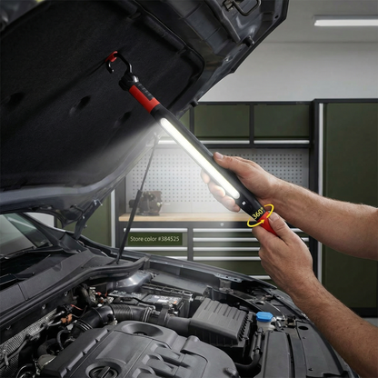 Uppladdningsbar arbetslampa 3000 lumen – magnetfot & krok, 360° vridbar