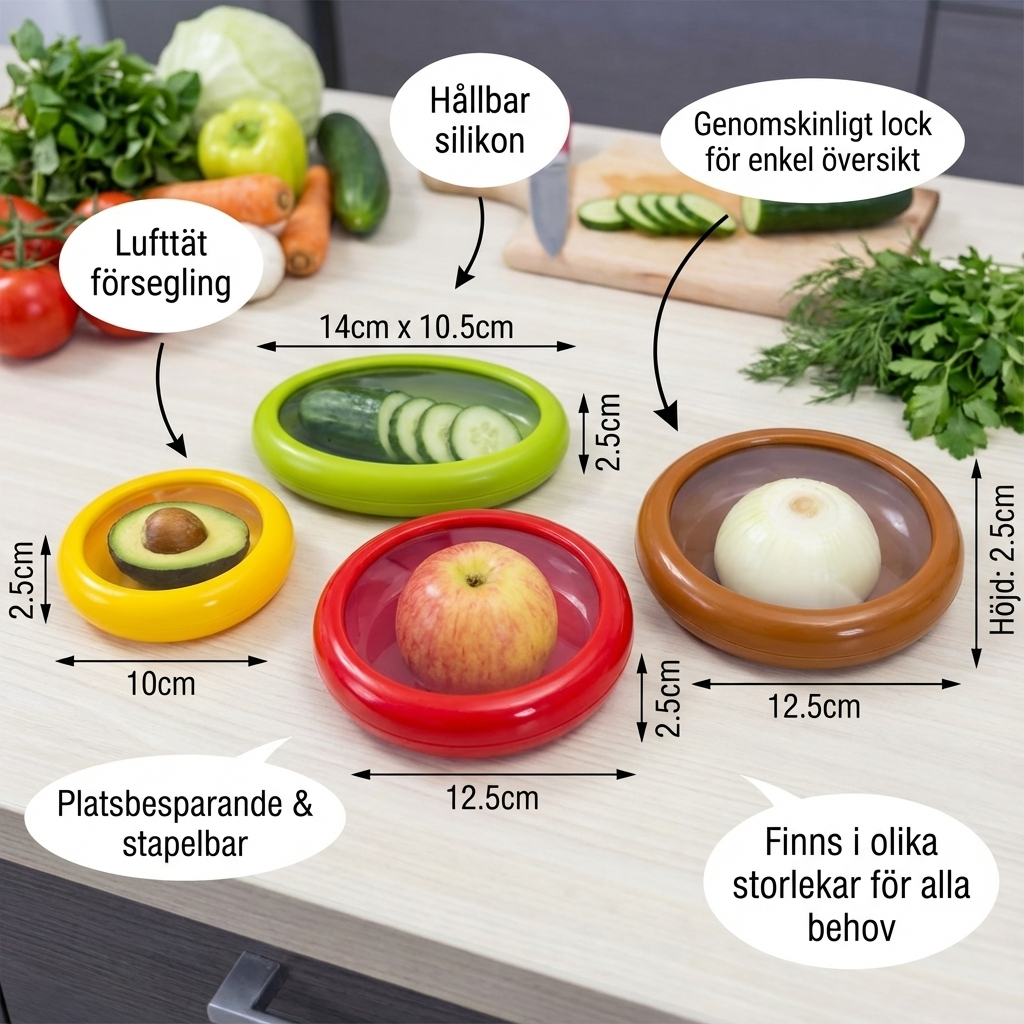 Silikonmatförvaringspåse