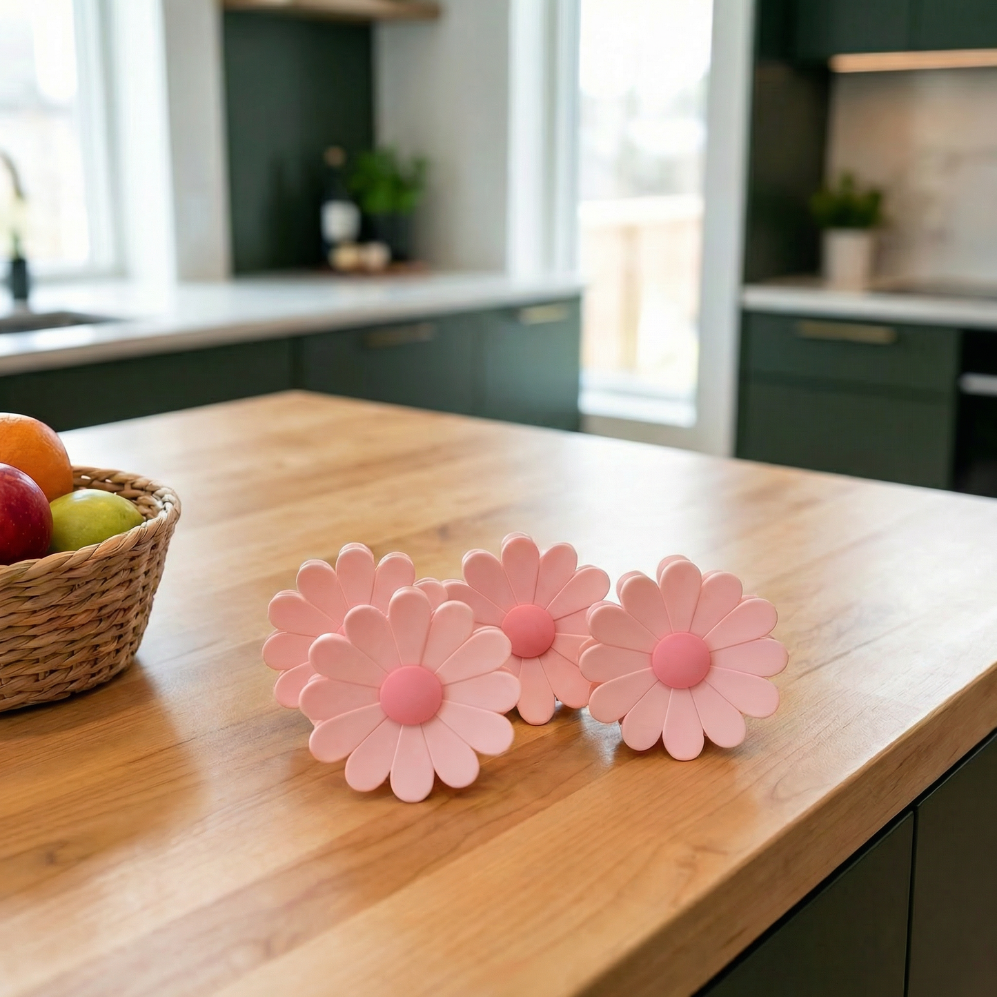 Blommig Påse Stängningsklämma – För Snacks och Livsmedelsförvaring (4-Pack)