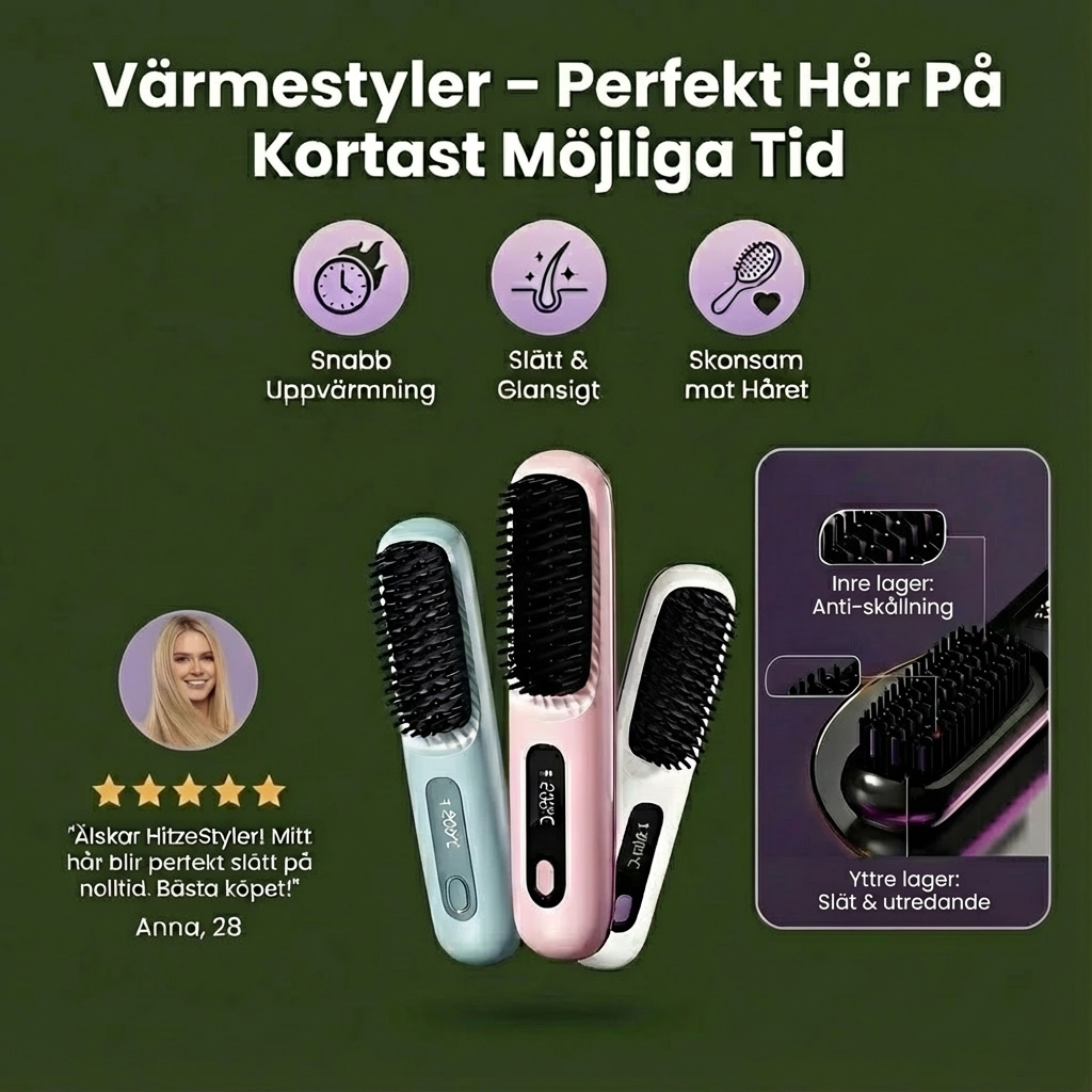 Värmestyler – Perfekt Hår På Kortast Möjliga Tid