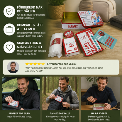 Roligt ”Shart Survival Kit” – Ultimalt Bajsskämtpresentset