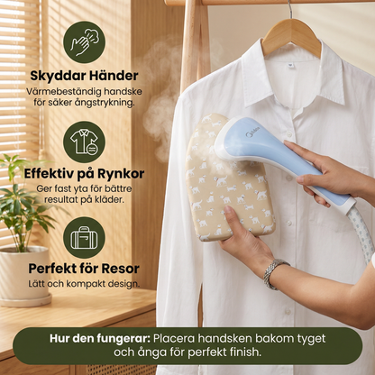 Värmetålig Strykshandske – Isolerad & Skydd Mot Ånga och Värme