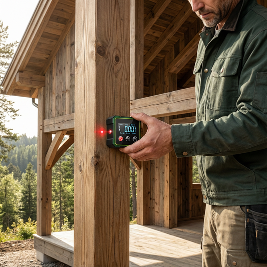 2-i-1 Digital Lutningsmätare med Laser