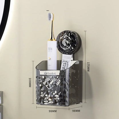 Sugkoppshylla för badrum