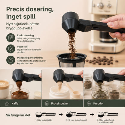 Mångsidig Doserskopa Med Skjutlock För Ren Hällning