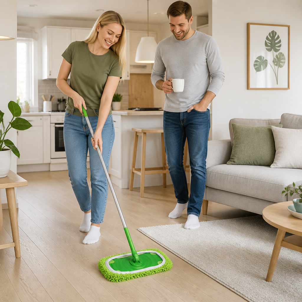 Återanvändbara Mikrofibermoppdynor För Swiffer Sweeper – Tvättbara Påfyllningsdynor För Våt- Och Torrengöring Av Golv