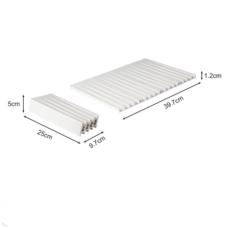 Hopfällbar Silikondroppmatta – Värmebeständig Design
